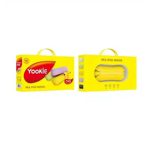 אוזניות TWS YooKiE Pea Pod: Bluetooth 5.3, עיצוב מגנטי חצי-תוך-אוזן וטעינת Type-C